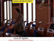 Luca Di Egidio (#Roma torna Roma Giachetti Sindaco) - Seduta del Consiglio Municipale Roma VII del 18/12/2019