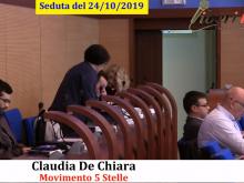Claudia De Chiara (M5S) - Seduta del Consiglio Municipale Roma VII del 24/10/2019