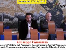 Assessore Giuseppe Còmmisso - Seduta del Consiglio Municipale Roma VII del 27/11/2019 Parte 1 di 2